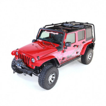 galerie de toit SHERPA, 07-17 Jeep 4 portes Wrangler (s/traverse)