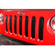 grille protection interieur calandre noire, 07-18 Jeep Wrangler JK