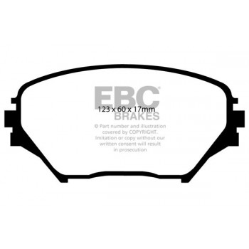 PLAQUETTES de FREIN Avant EBC Ultimax TOYOTA RAV4 1994-2000