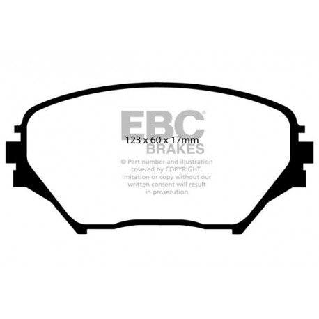 PLAQUETTES de FREIN Avant EBC Ultimax TOYOTA RAV4 1994-2000