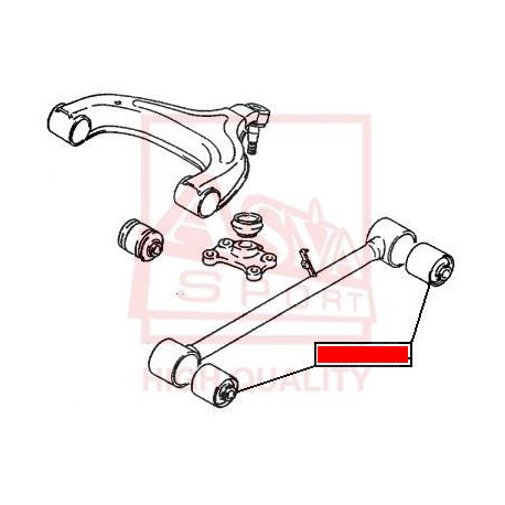 silenbloc de tirant pont arriere inferieur JIMNY 98-16 - VITARA 88-05 - GRAND VITARA 98-05