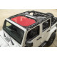 capote bikini sun eclipse rouge, 07-18 Jeep Wrangler JK