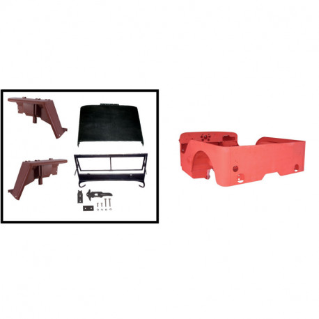 carrosserie en metal Kit, 41-45 Jeep Ford GPW