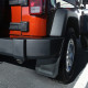 bavette d'aile noir 4 pcs kit, 07-18 Jeep Wrangler JK
