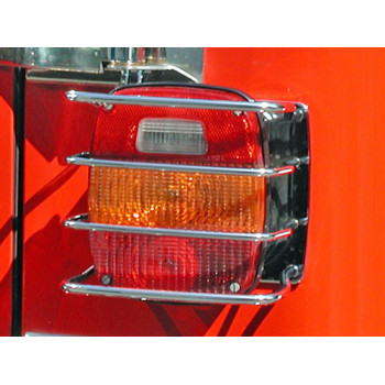 grille de protection feu arriere INOX, 76-06 Jeep CJ5 CJ7 CJ8 & Wrangler YJ TJ