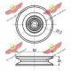 GALET Courroie ACCESSOIRES 2.4TD TOYOTA 4RUNNER & LJ70 LJ73