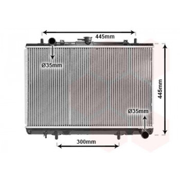 RADIATEUR de Refroidissement 2.5TD PAJERO 1990-1999 boite auto