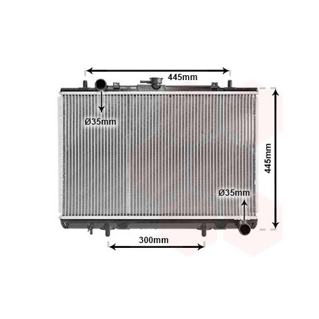 RADIATEUR de Refroidissement 2.5TD PAJERO 1990-1999 boite auto