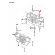 butee caoutchouc de capot, 81-95 Jeep CJ5 CJ7 CJ8 & Wrangler YJ