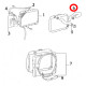 durite de radiateur inferieure 2,5TD HYUNDAI GALLOPER 1998-2003