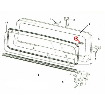 cache pivot d'essuie glace, 68-86 Jeep CJ5 CJ6 CJ7 CJ8