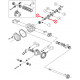 roulement interieur couple conique Dana 35, 84-06 Jeep Wrangler YJ TJ - Cherokee XJ KJ & Grand ZJ WJ