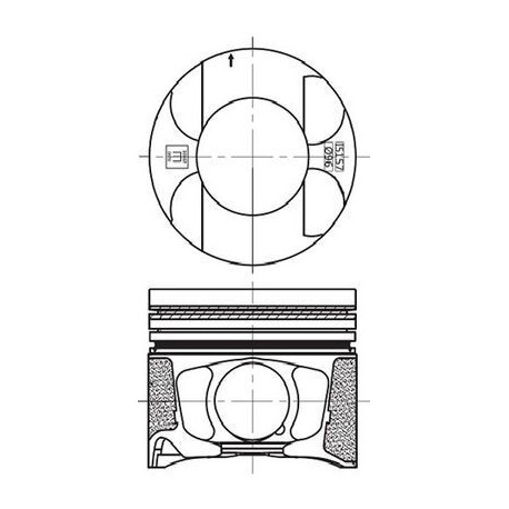 PISTONS (Le jeu a/axes et clips, sans segments) 3.0D4D TOYOTA KDJ 2000-2009