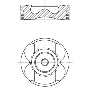 PISTONS STD (Le jeu a/axes et clips, sans segments) 3.0D4D TOYOTA KDJ 2000-2009