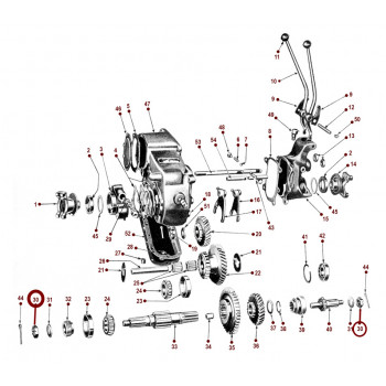 ecrou boite transfert ou nez de pont, Jeep Willys - CJ - Wrangler YJ TJ - Cherokee XJ & Grand ZJ SJ