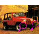 embout de pare choc avant (paire), 87-95 Jeep Wrangler YJ