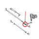 tube de reglage de barre direction, 91-06 Jeep Wrangler TJ - Cherokee XJ & Grand ZJ