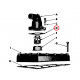 joint de carter thermostat, 41-67 Jeep Willys MB M38 CJ2A CJ3A & Hotchkiss M201