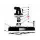 Thermostat 74°, 41-71 Jeep Willys MB M38 M38A1 CJ2A CJ3A CJ3B CJ5 CJ6 & Hotchkiss M201