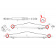 cache poussiere rotule direction renforcé (2), 41-06 Jeep Willys - CJ - Wrangler YJ TJ & Cherokee XJ