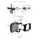 durite superieur de radiateur, 53-67 Jeep Willys CJ3B