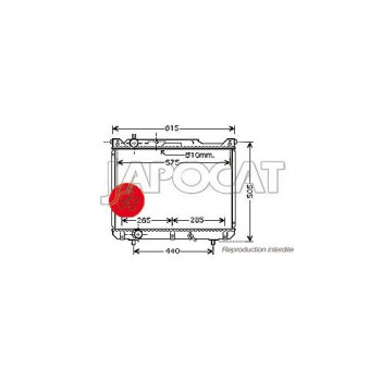 radiateur de refroidissement 2.0TDi 2.0HDi GRAND VITARA 1998-2006