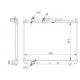 radiateur de refroidissement 2.0TDi 2.0HDi GRAND VITARA 1998-2006