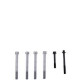 vis de culasse 2.5TD 3.1TD VM (1 culasse), 94-01 Jeep Cherokee XJ & Grand ZJ