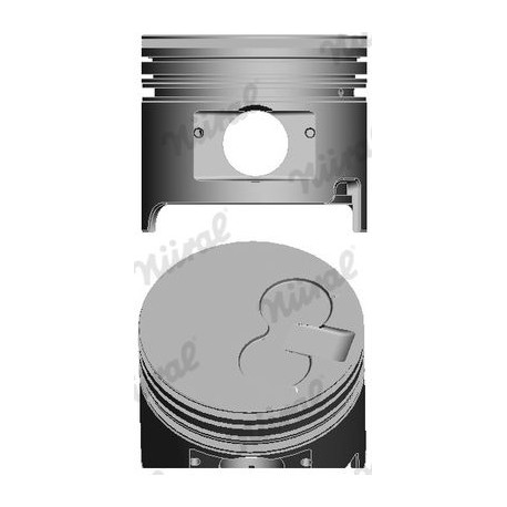 PISTONS +0.50 (Le jeu, sans segments) 2.4D HILUX 1983-1988