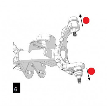 rotule de pivot KIT, 07-18 Jeep Wrangler JK