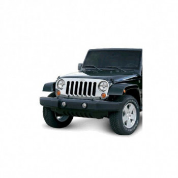 grille de calandre chromee, 07-18 Jeep Wrangler JK