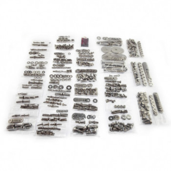 visserie INOX de carrosserie Kit, a/capotage, 87-95 Jeep Wrangler YJ