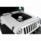 decalque de capot, tete de mort, 07-18 Jeep Wrangler JK