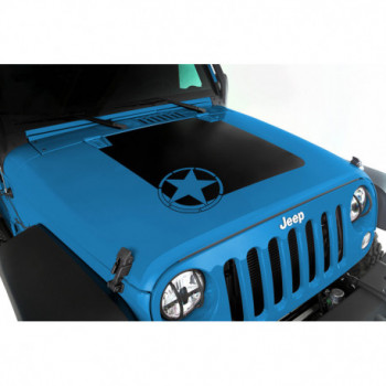 decalque de capot, Star, 07-18 Jeep Wrangler JK