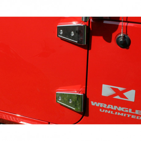 enjoliveur de poignee de porte inox 07-17 Wrangler JK