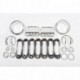 grille de protection inox 19pcs, 07-17 Wrangler