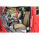 housse de siege avant neoprene noire & marron, 11-18 Jeep Wrangler JK