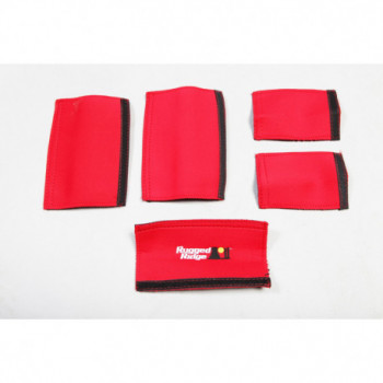 housse de poignee kit rouge, 07-10 Wrangler Unlimited JK