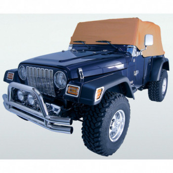 housse de protection marron, 92-06 Jeep Wrangler YJ TJ