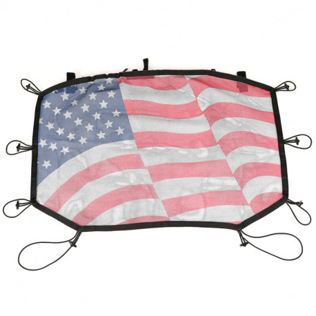 capote bikini sun eclipse drapeau, 07-18 Jeep Wrangler JK