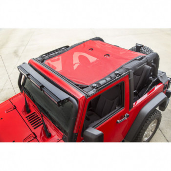 capote bikini sun eclipse rouge long, 07-18 Jeep Wrangler JK 2 Portes
