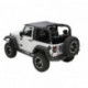 capote bikini noire, 10-18 Jeep Wrangler JK