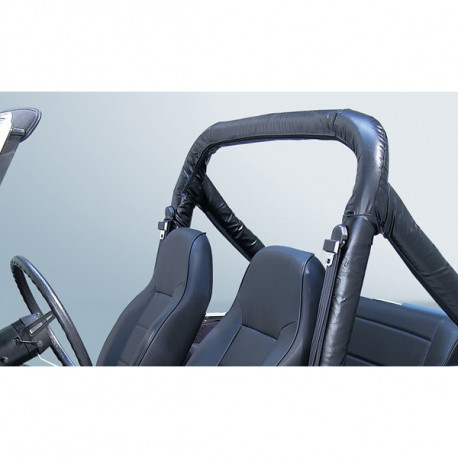 housse d'arceau noire denim KIT, 78-91 Jeep CJ5 CJ7 & Wrangler YJ
