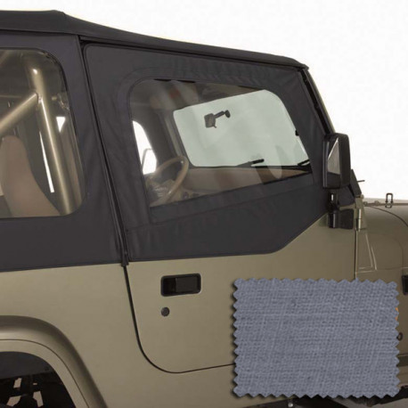 fenetre superieur kit grise, 88-95 Jeep Wrangler YJ