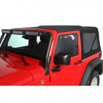 capotage de remplacement noir, 10-17 2 portes Jeep JK