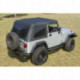 XHD Sailcoth capote de remplacement s/arceau noire Diamond, Jeep 97-06 TJ