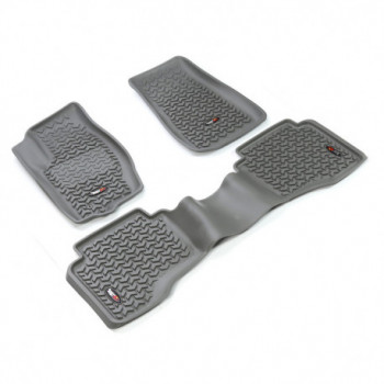 tapis avant et arriere gris, 05-10 Jeep Grand Cherokee WK WH