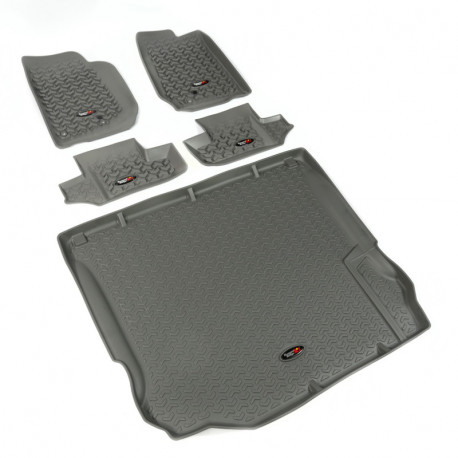 tapis gris complet kit, 11-17 Jeep Wrangler JK 2 portes