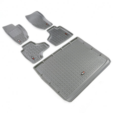 tapis avant/arriere et coffre gris 08-13 Jeep Cherokee Liberty KK