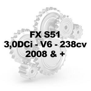 FX S51 3.0DCi V6 238cv 2008 & +